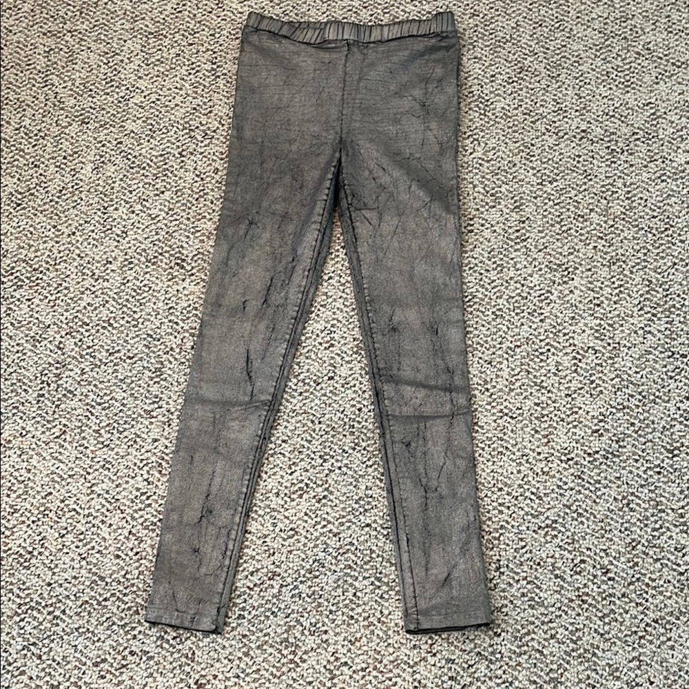 Minkpink Gray Distressed Leggings. Size Small